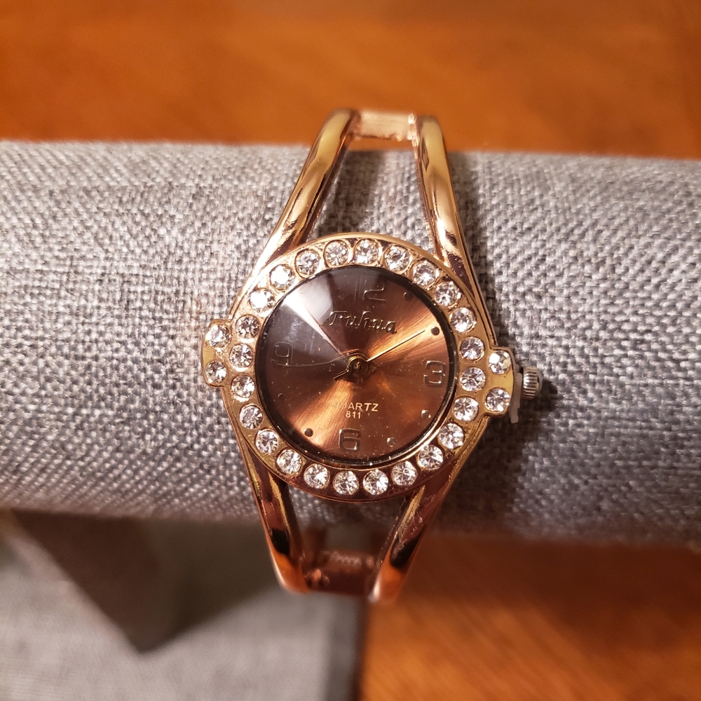 Fuhua Quartz 811 Rose Gold Watch